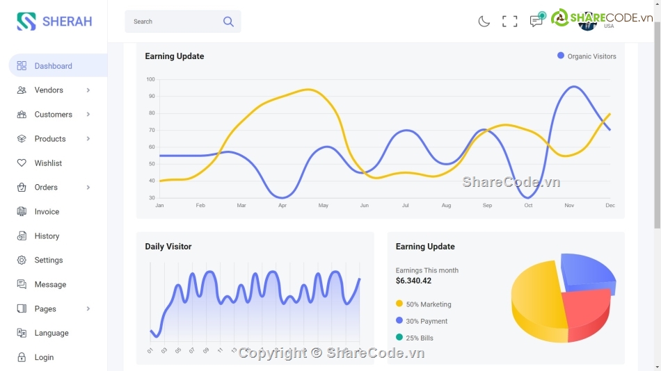 admin dashboard,quản lý bán hàng,quản lý bán hàng có báo cáo thống kê,quản lý bán hàng cửa hàng thời trang,bootstrap 5 admin dashboard template,Trang quản lý bán hàng bằng bootstrap và jquery